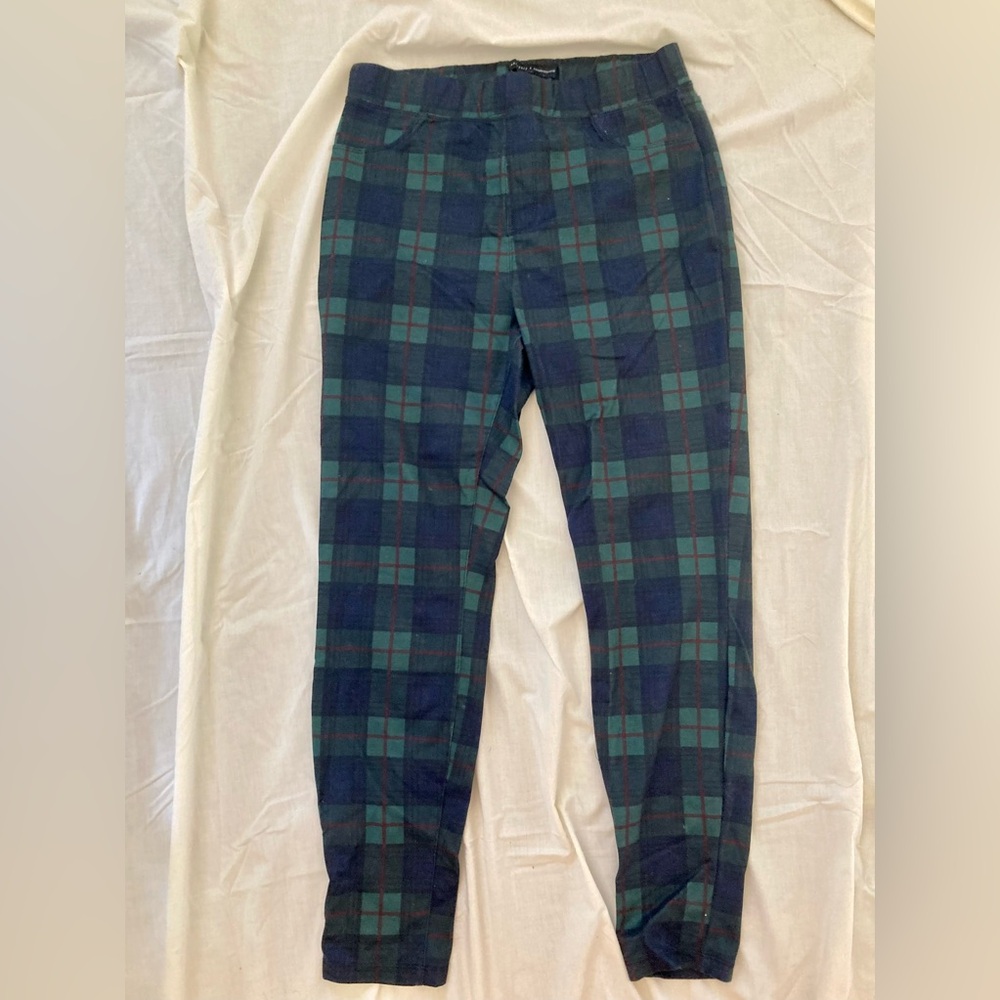 Sanctuary x Anthropologie plaid legging pants Size Large